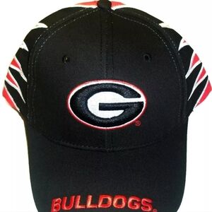 Georgia Bulldogs Vintage 90s Mens Adjustable Strapback hat New Ncaa Sharktooth